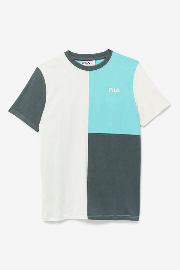 Fila Noor Crew Neck Women's Tee - Blue Turquoise /,NZ 13-91306